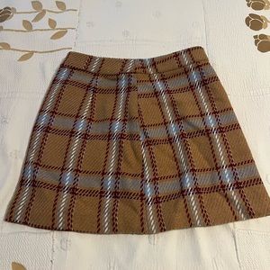 plaid skirt